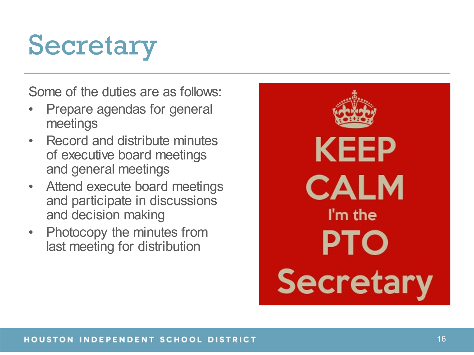 secretary