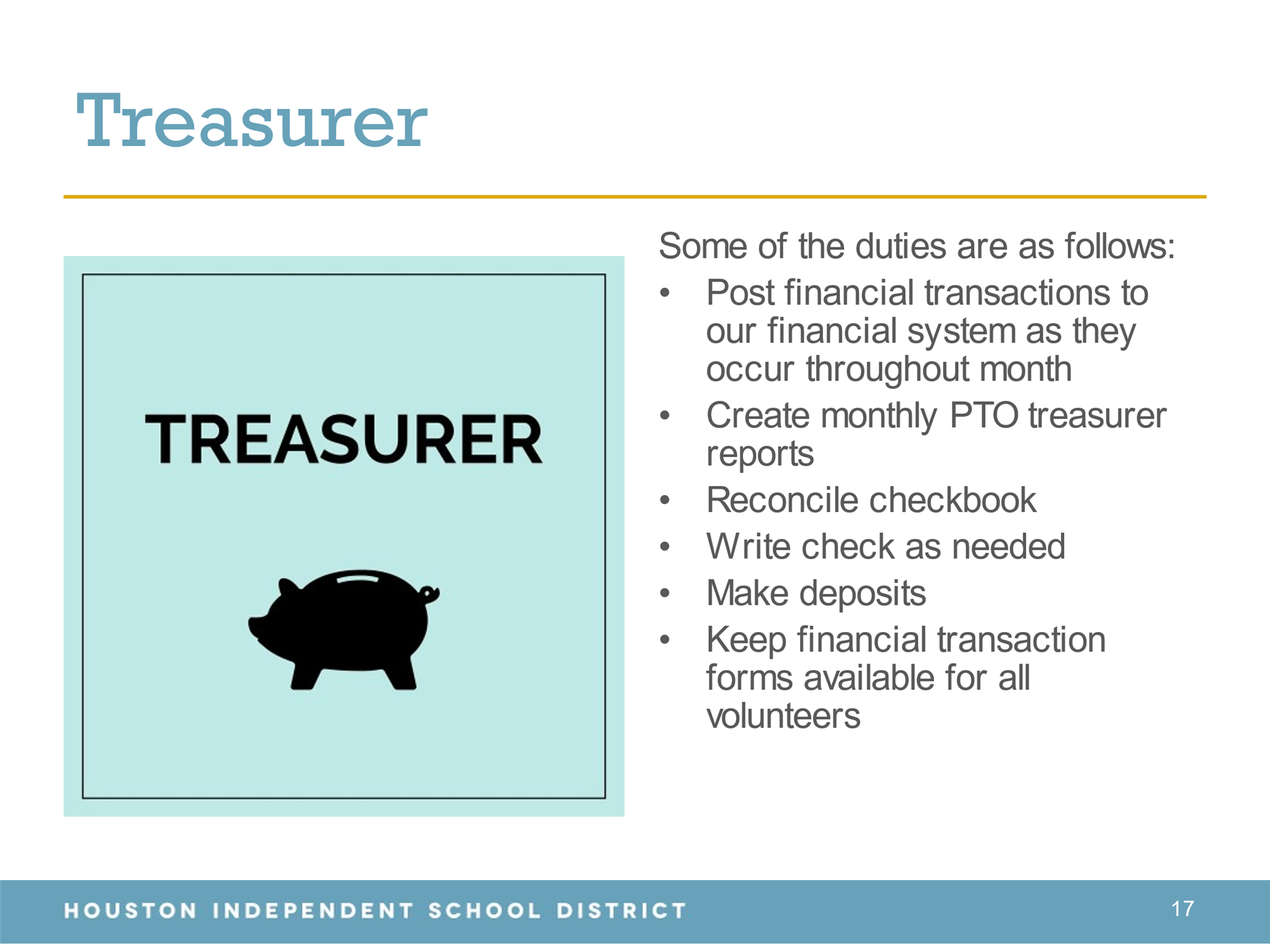 treasurer