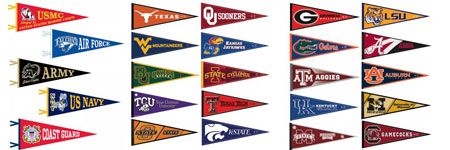 college pennants 