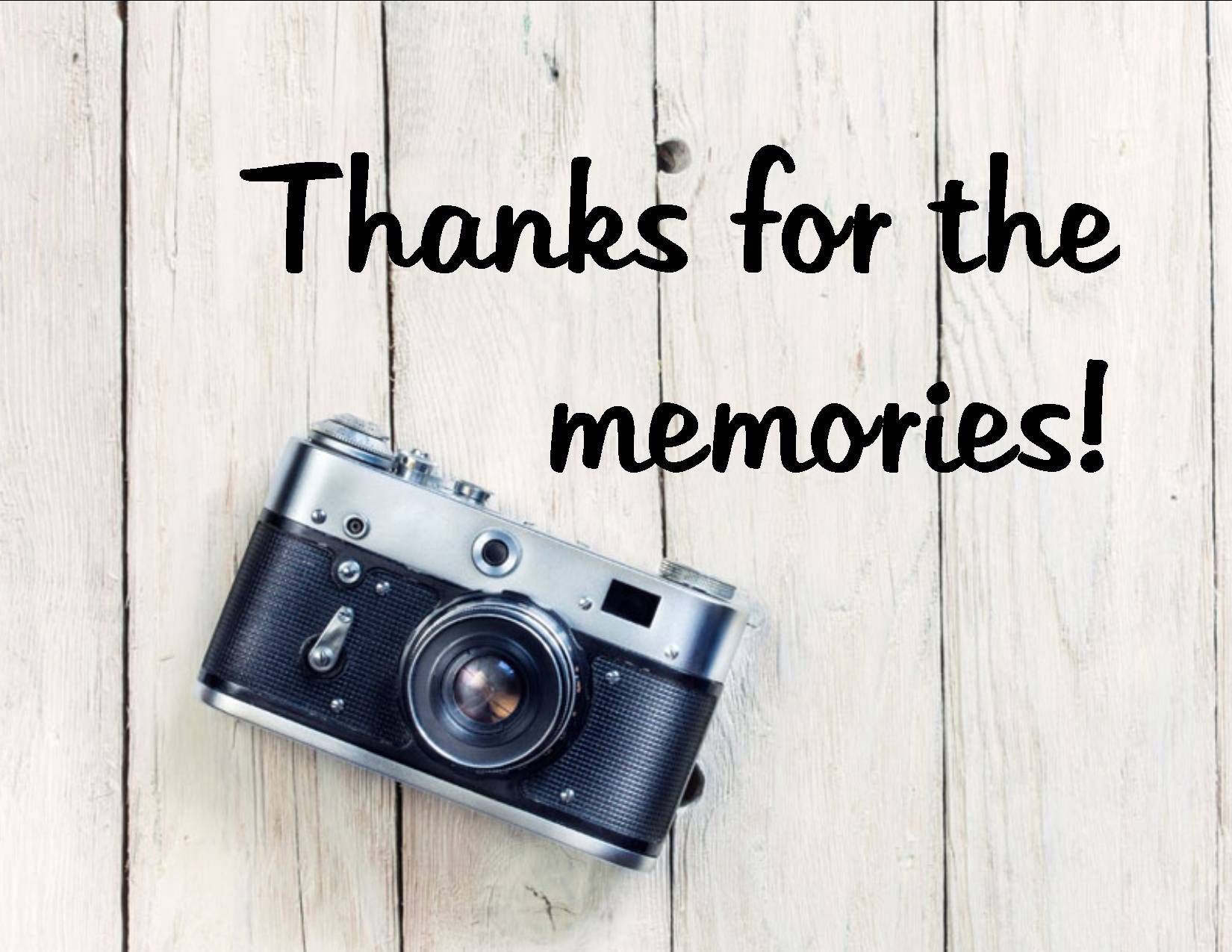 Thanks for the Memories 