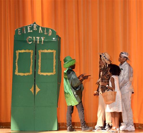 Emerald City entrance. 