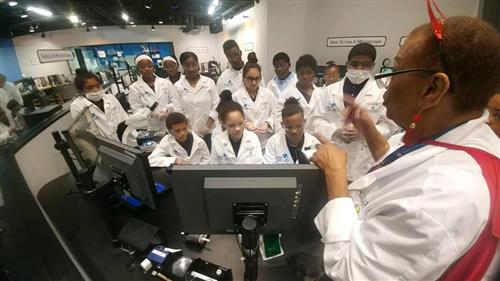 YSAEF Students at the Health Museum 