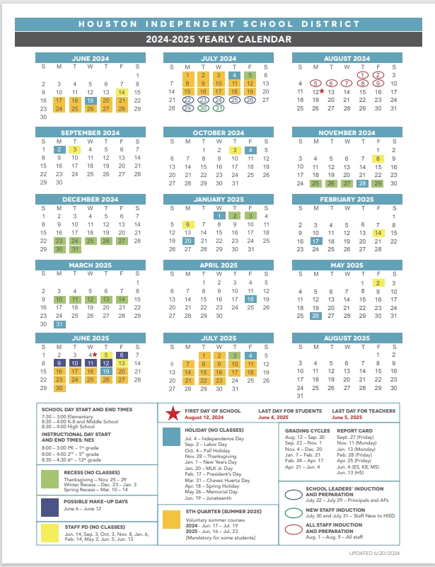 District Calendar