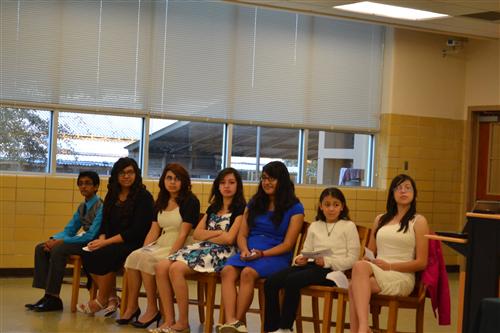 NJHS consist of 6th, 7th, and 8th graders 