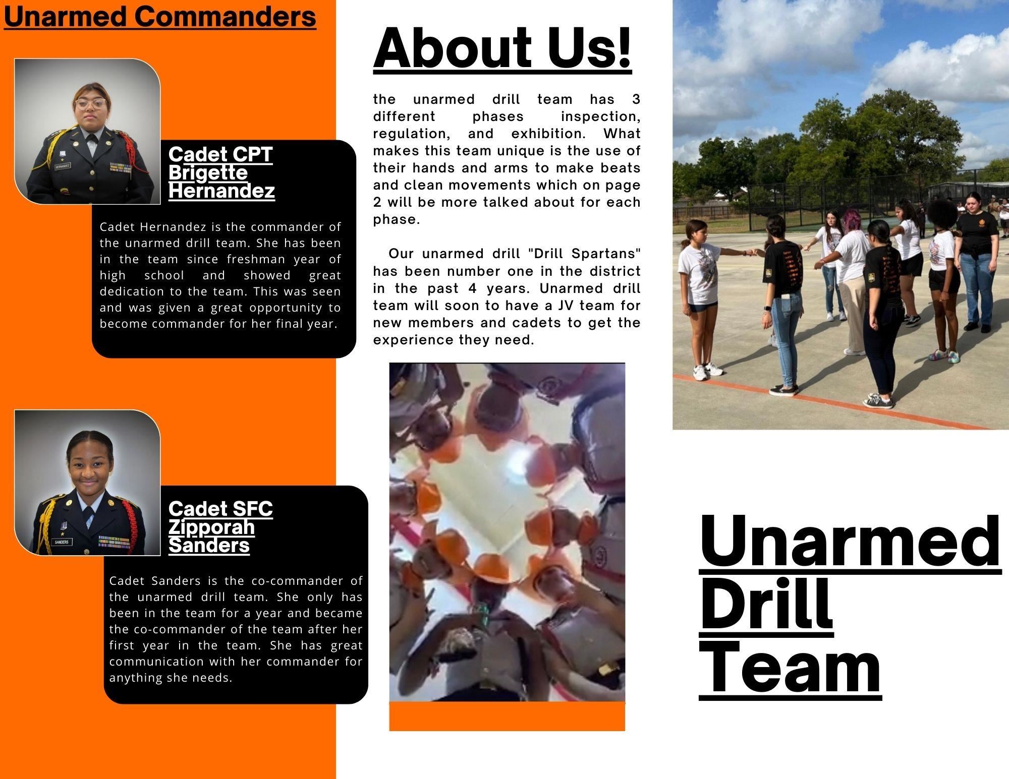 Unarmed Drill Team