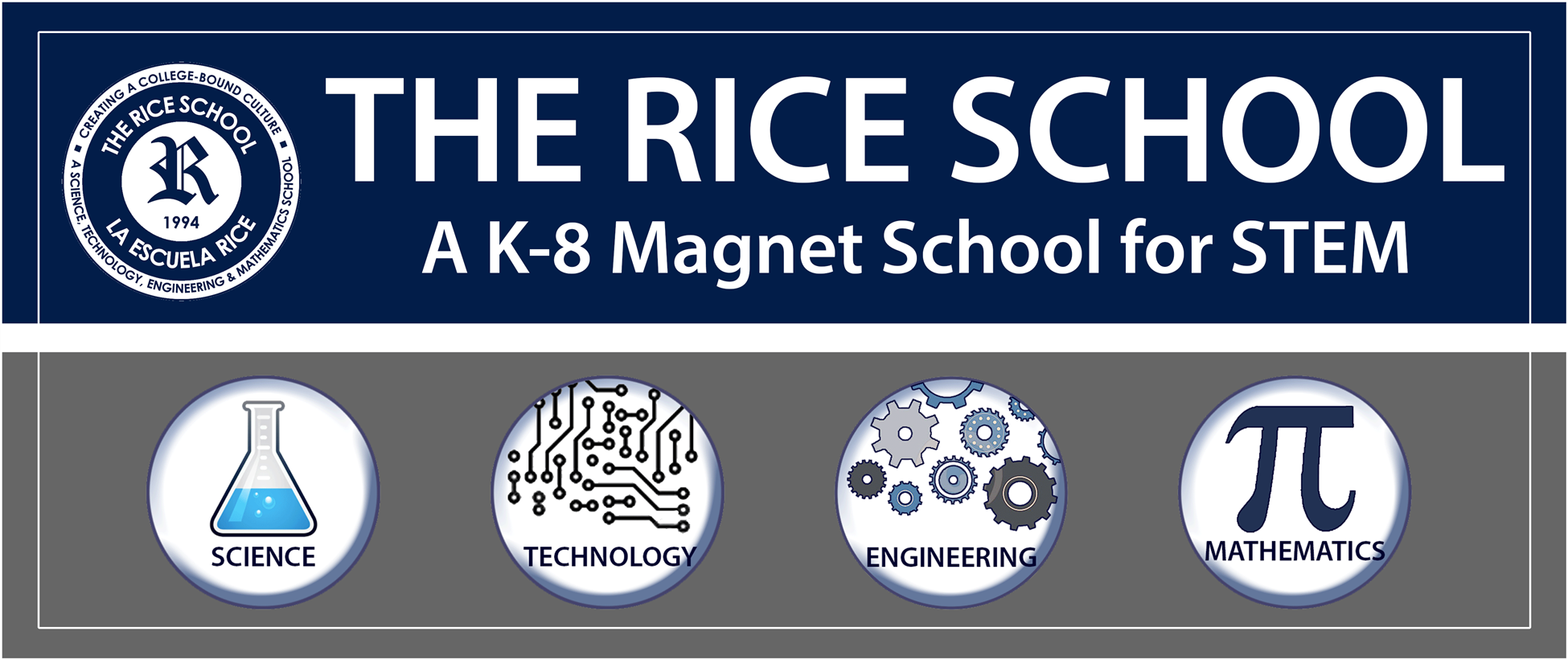 The Rice School La Escuela Rice A K-8 Magnet School for STEM The Rice School La Escuela Rice A K-8 Magnet School for STEM