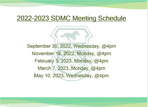 Meeting Schedule