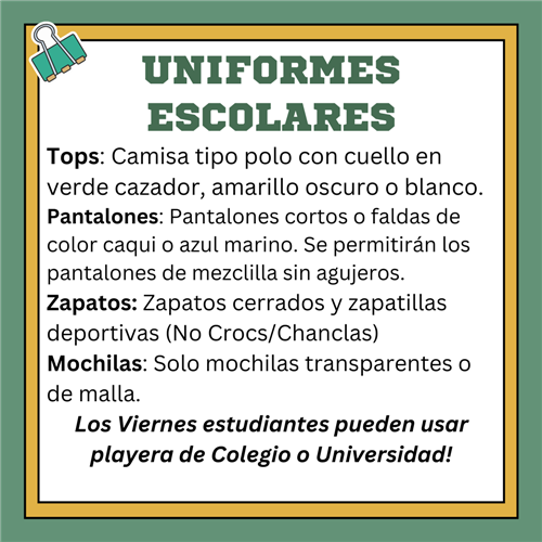 Uniformes Escolares