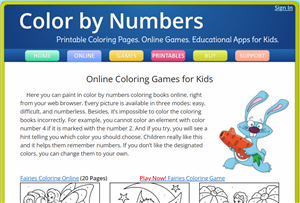 Coloring By Numbers