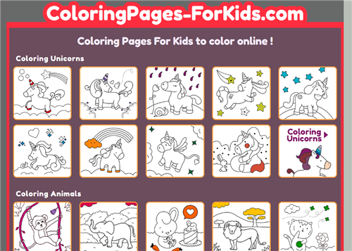 Coloring Pages for Kids