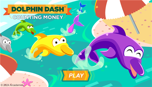 Dolphin Dash Counting Money