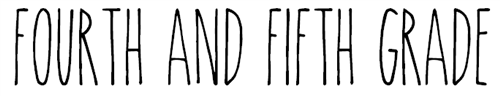 Fourth and Fifth 