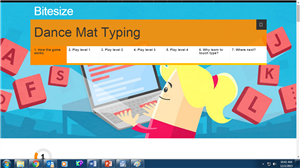 Dance Mat Typing
