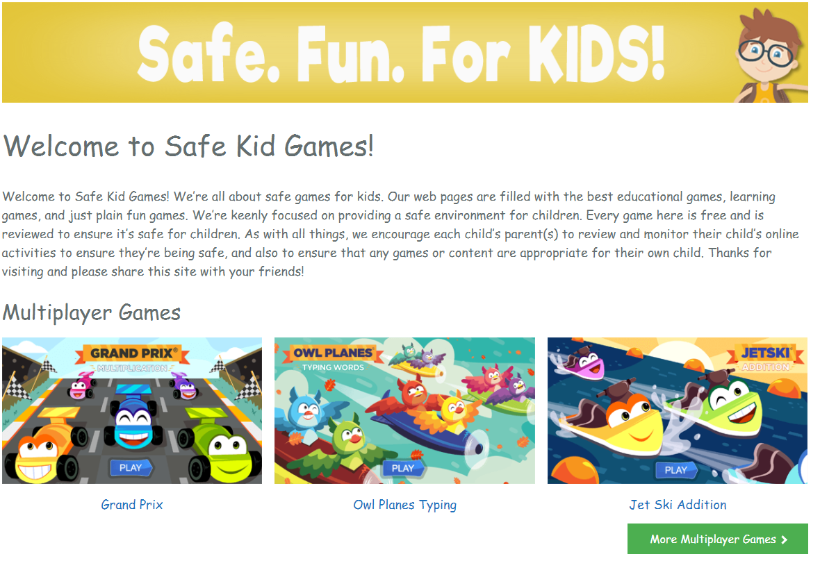 Safekid games