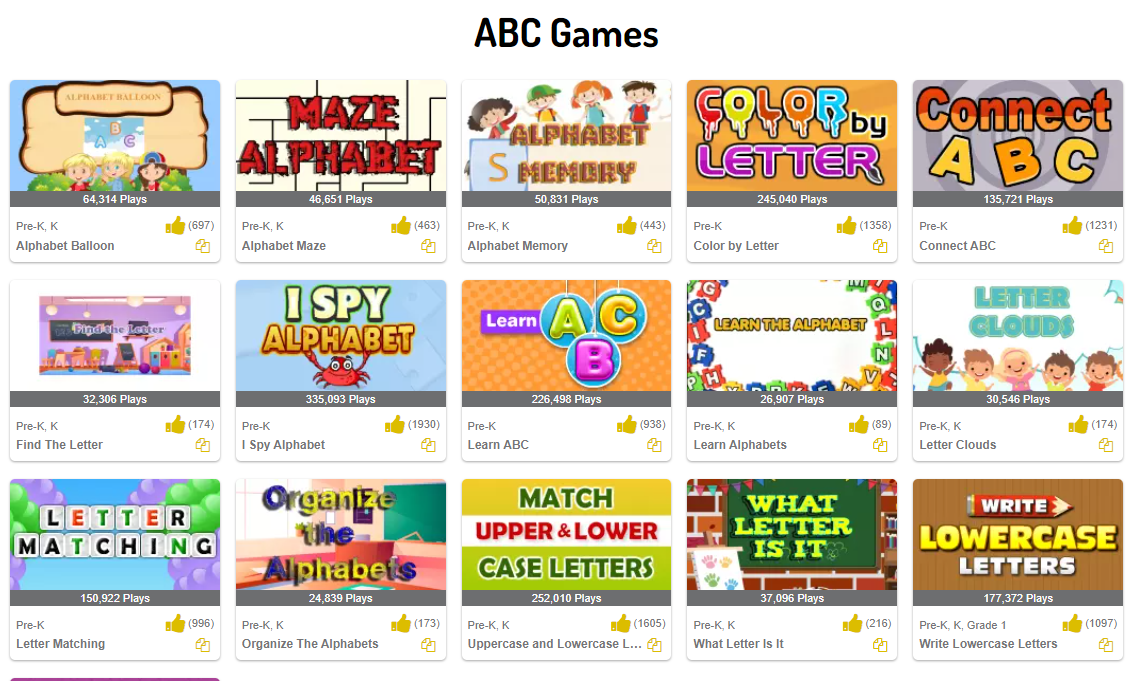 ABC letters