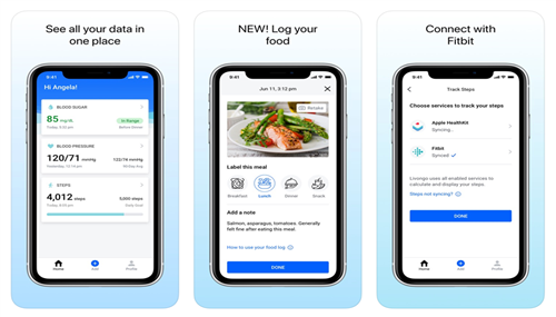 livongo mobile screens 