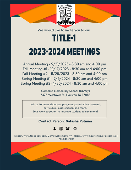 Title 1 Meetings