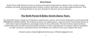 Dance Information
