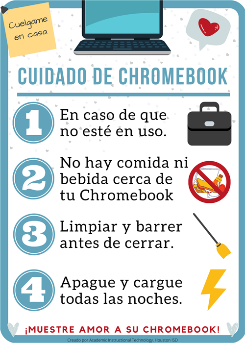 Cuidado de Chromebook.