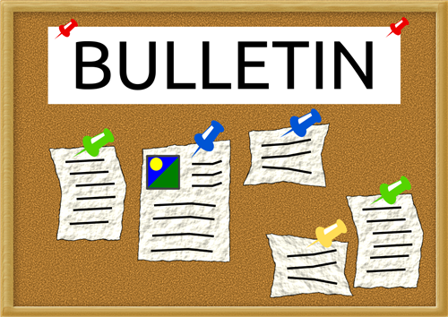 bulletin board 