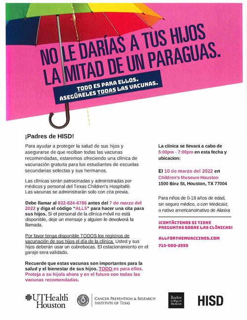 Vaccine Flyer