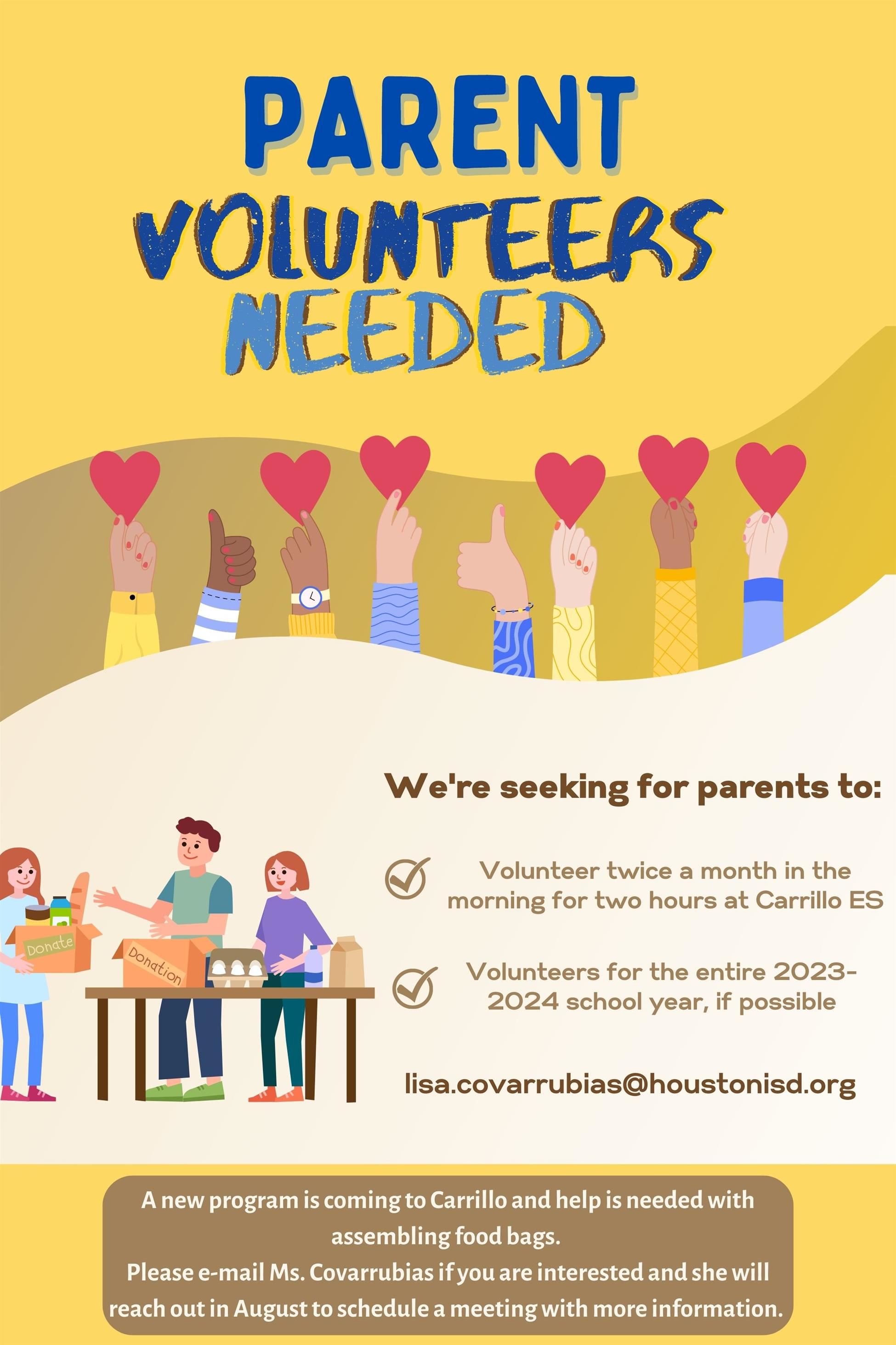 parent colunteers