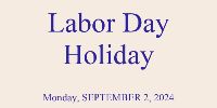  Labor Day