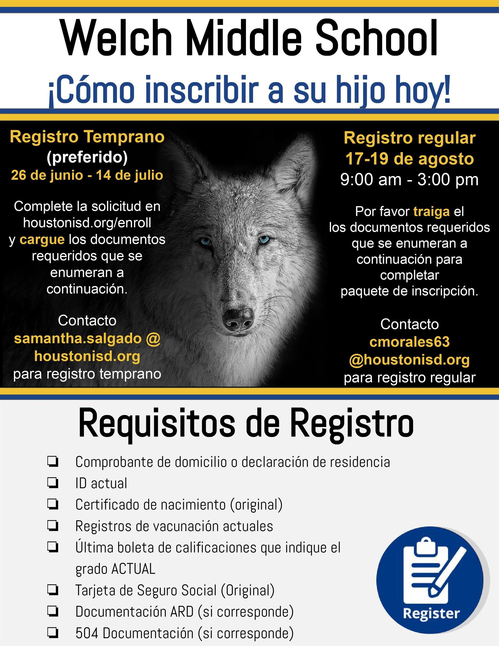 Registation Information