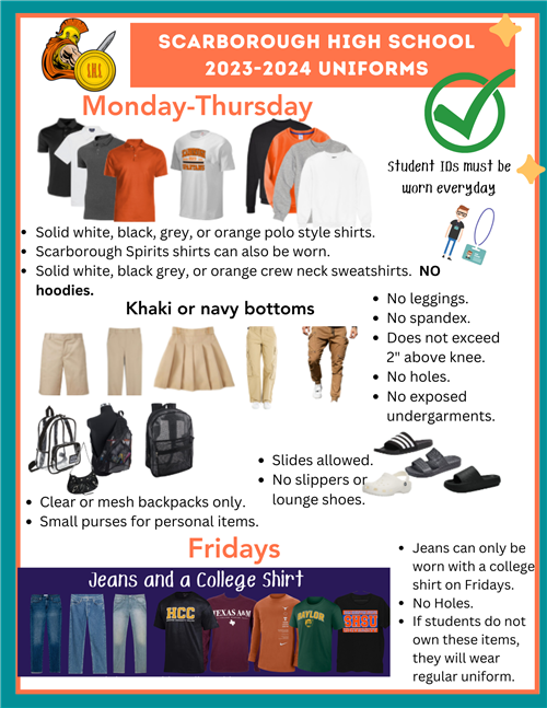 Updated Uniform Policy for 2023-2024 School Year 