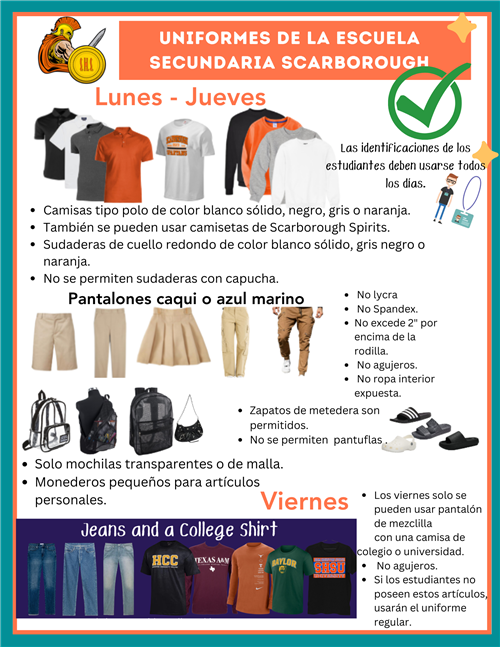 Updated Uniform Policy for 2023-2024 School Year 