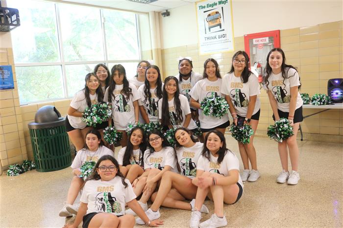 Posing before the Fall Family Magnet Night