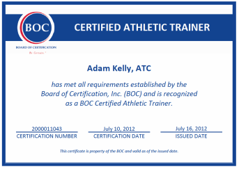 Certifications available