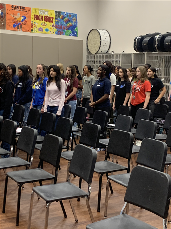 Congrats to Jone't Brown for making Honor Choir!