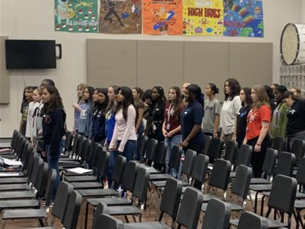 UIL Honor Choir Rehearsal 
