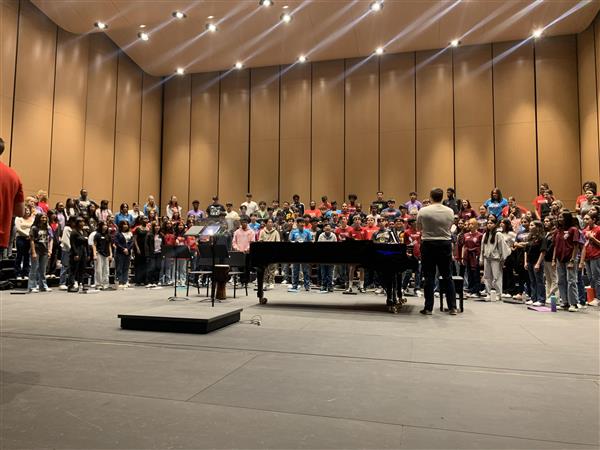 UIL Honor Choir Rehearsal!